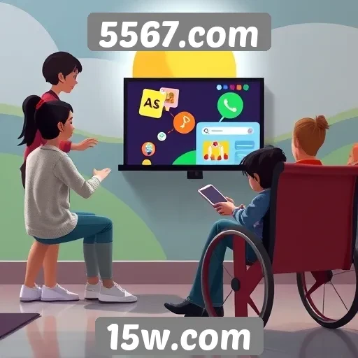 Acessibilidade e interface do usuário em 5567.com